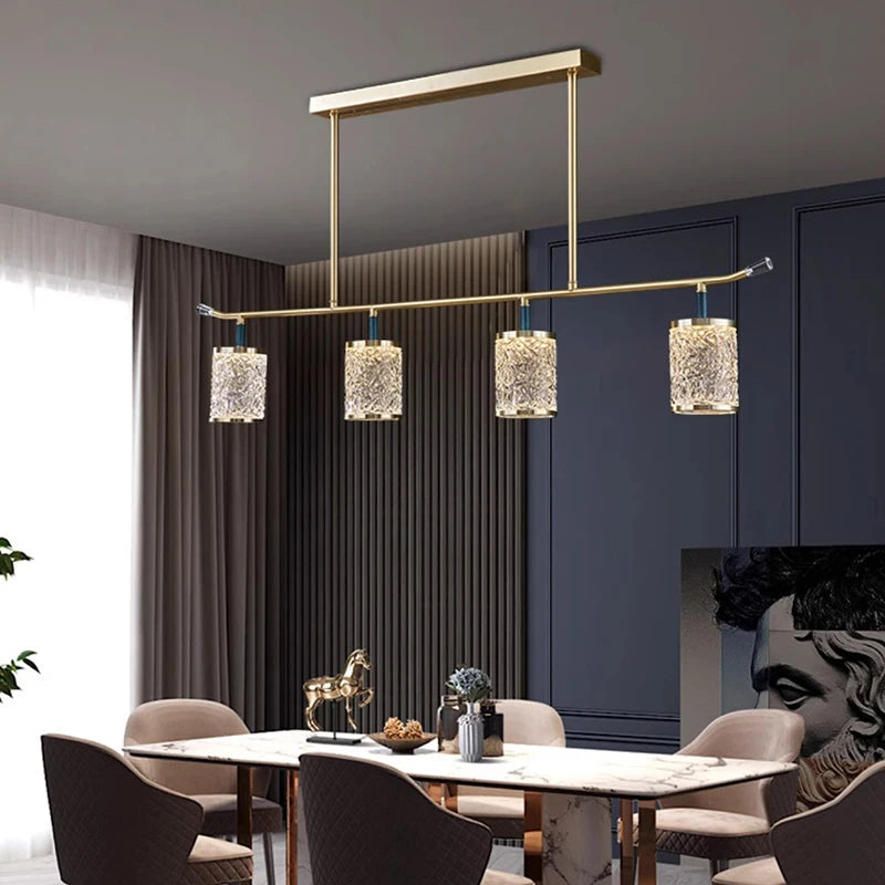lustre moderne de luxe à led pour éclairage intérieur - vue 7 sur 10