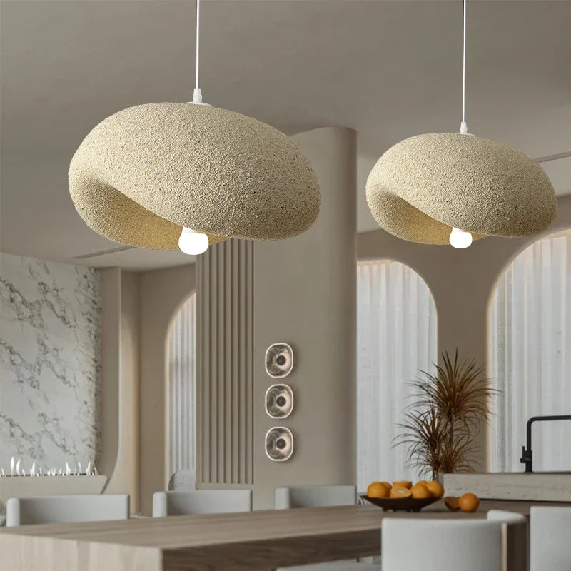 Lustre design façon japonais arrondi - vue 3 sur 8