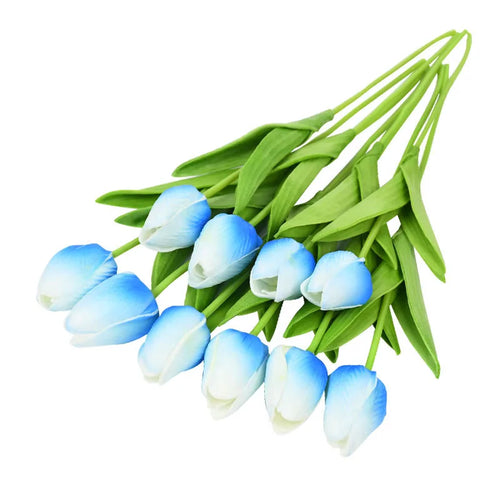 lot de 10 tulipes artificielles pour décoration de mariage et jardin - vue 12 sur 33