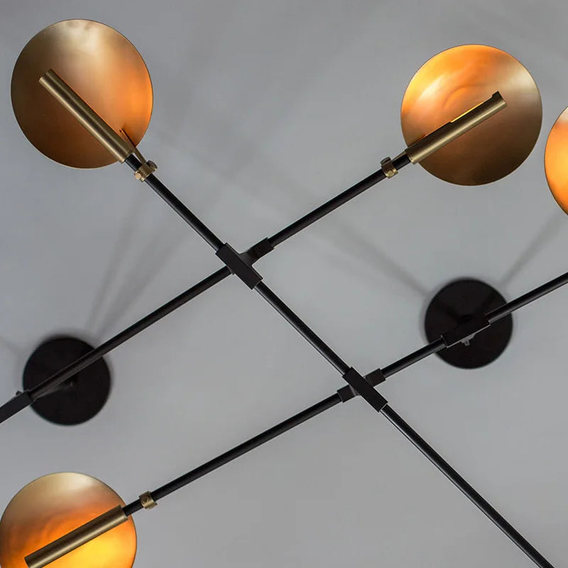 Modern minimalist LED chandelier for home decoration - vue 3 sur 4