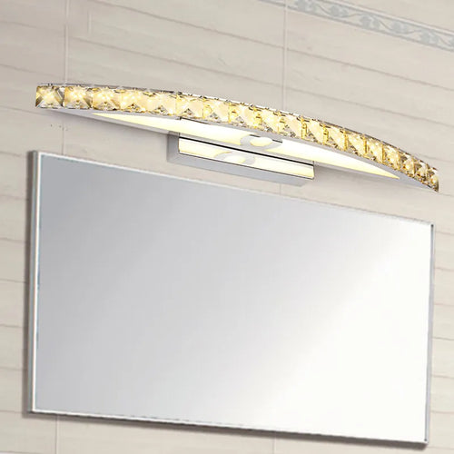 applique murale led cristal salle bain miroir intérieure décoration maison - vue 2 sur 22