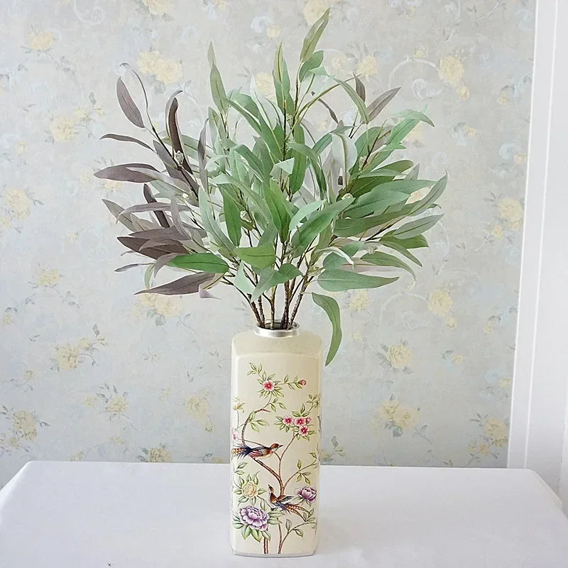 plantes vertes artificielles décoration florale mariage eucalyptus et fruits - vue 5 sur 9