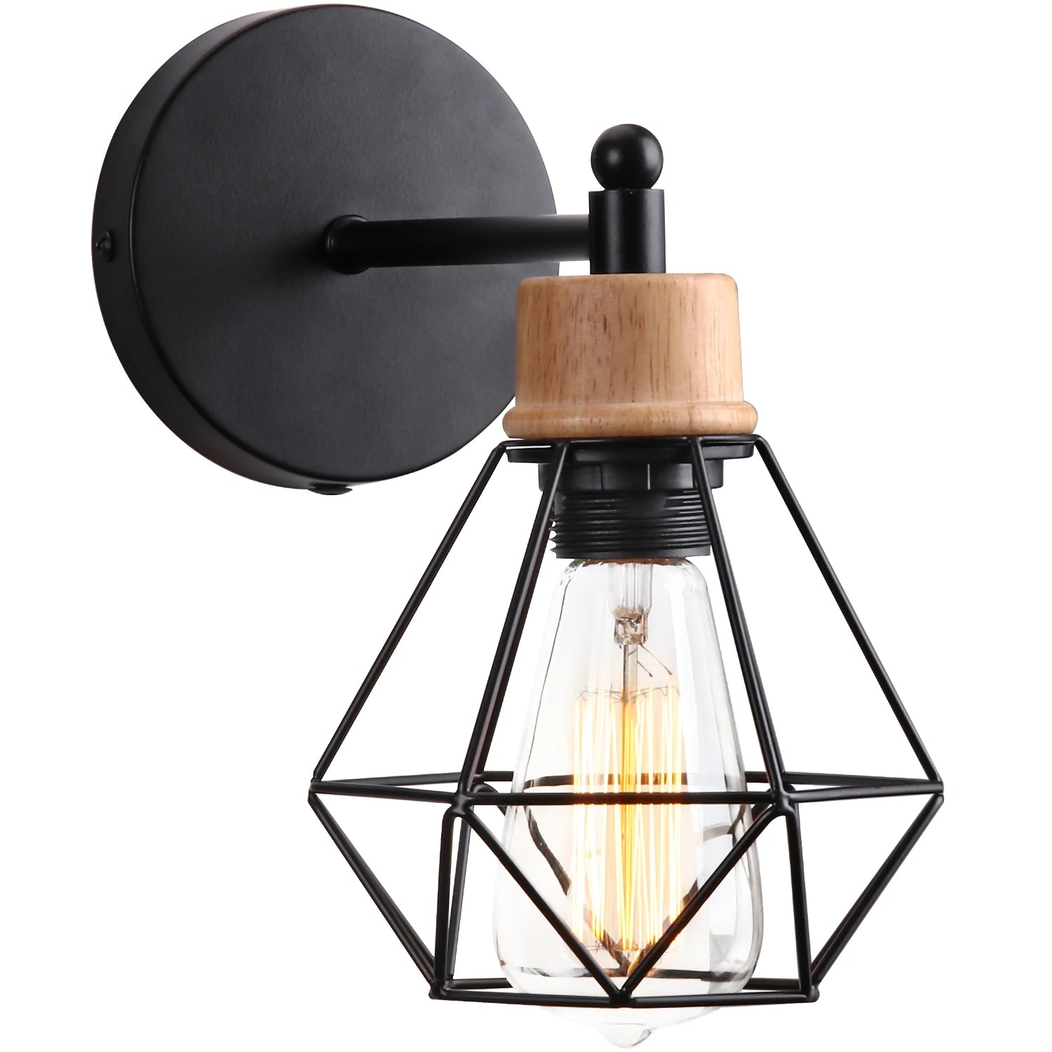 Applique murale nordique moderne pour Macarons couloir lampe de chevet salon chambre décoration éclairage E27 Base tête applique luminaire - vue 12 sur 13