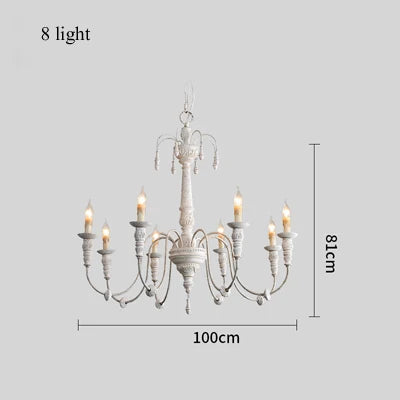 lustre en bois massif pour décoration intérieure et éclairage - vue 9 sur 10