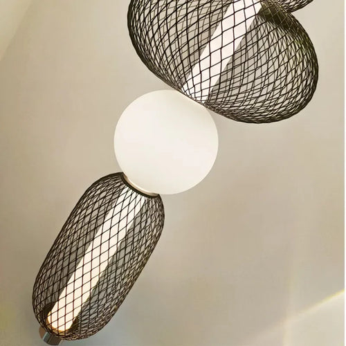 Minimalist nordic designer chandelier for bars and restaurants - vue 10 sur 19