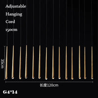 suspension lustre nordique en cuivre pour villa
