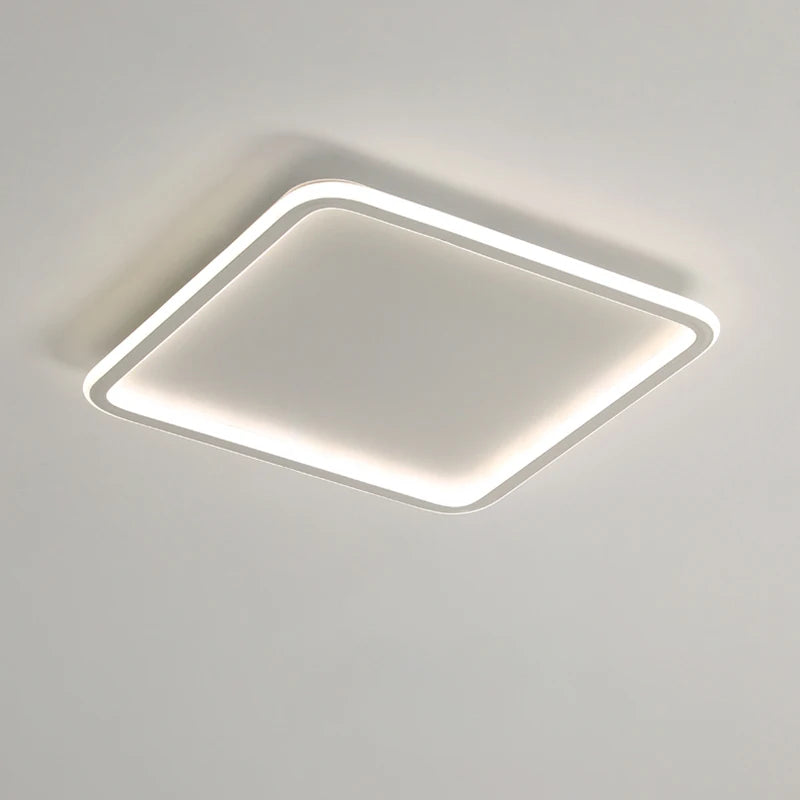 plafonnier à panneau carré ultra mince design moderne pour intérieur - vue 6 sur 6