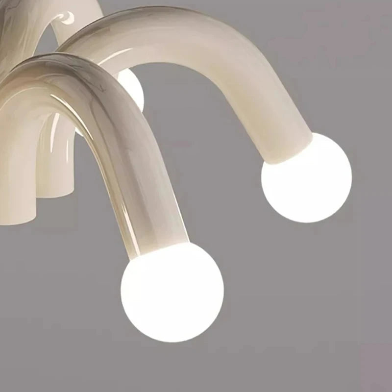 lustre moderne en métal pour décoration intérieure élégante - vue 7 sur 8