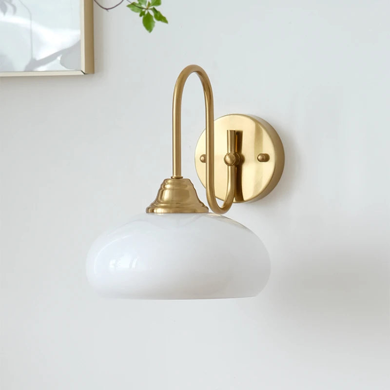 2024 Bauhaus Medieval Modern French Bedroom, Study Room, Living Room Chandelier Designer Nordic Retro Wall Lamp