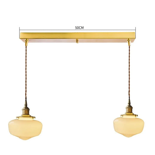 Suspension LED en verre blanc laiteux - vue 30 sur 30