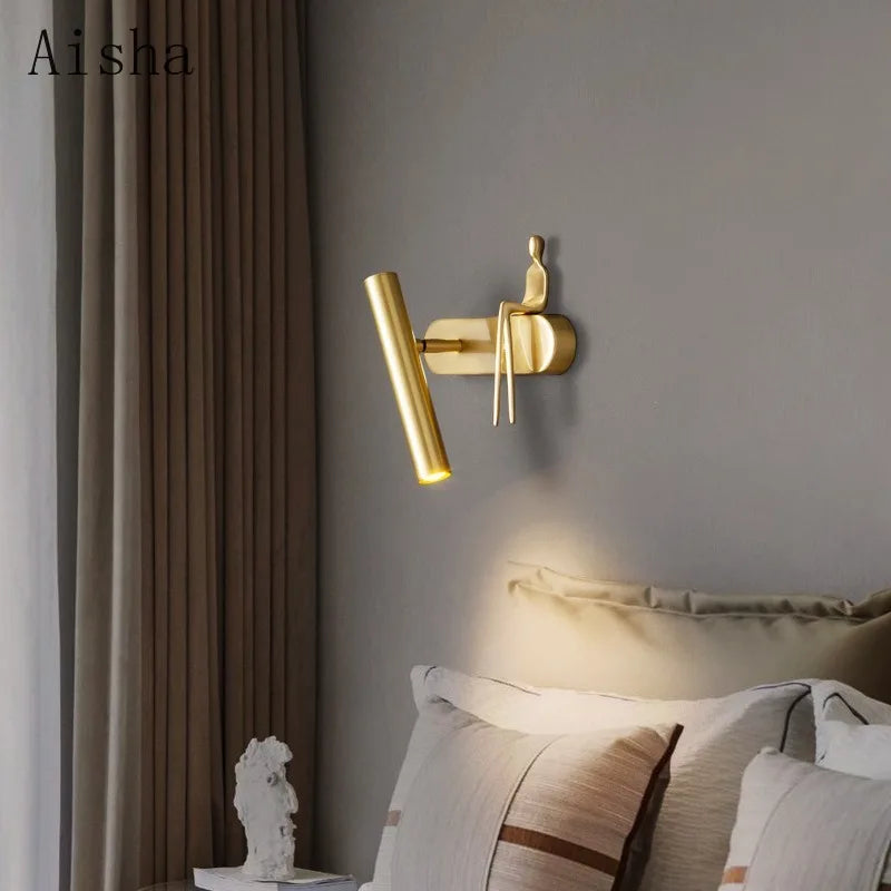 applique murale led minimaliste pour intérieur créatif moderne - vue 5 sur 9