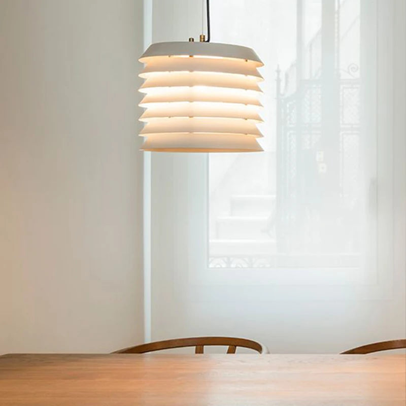 suspension danoise créative en fer pour éclairage décoratif - vue 6 sur 7