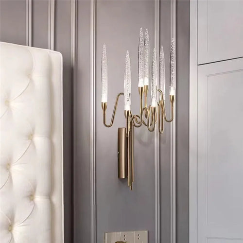 applique murale en cristal design bauhaus luxe pour intérieur moderne - vue 3 sur 7