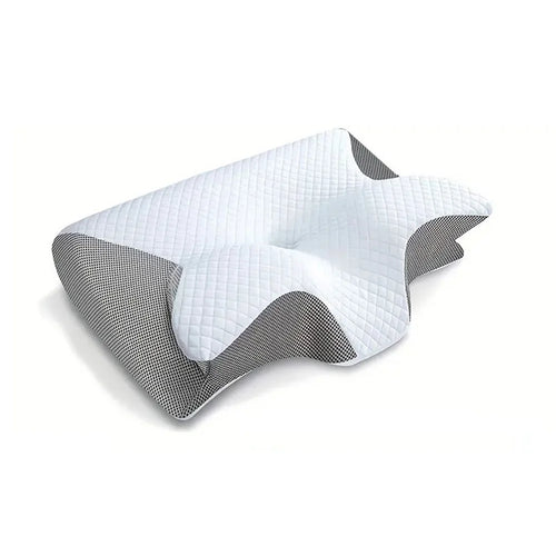 1pc Memory Foam Cervical Pillow, 2 in 1 Ergonomic Contour Orthopedic Pillow for Neck Pain, Contoured Support Pillows,Neck Pillow - vue 8 sur 9