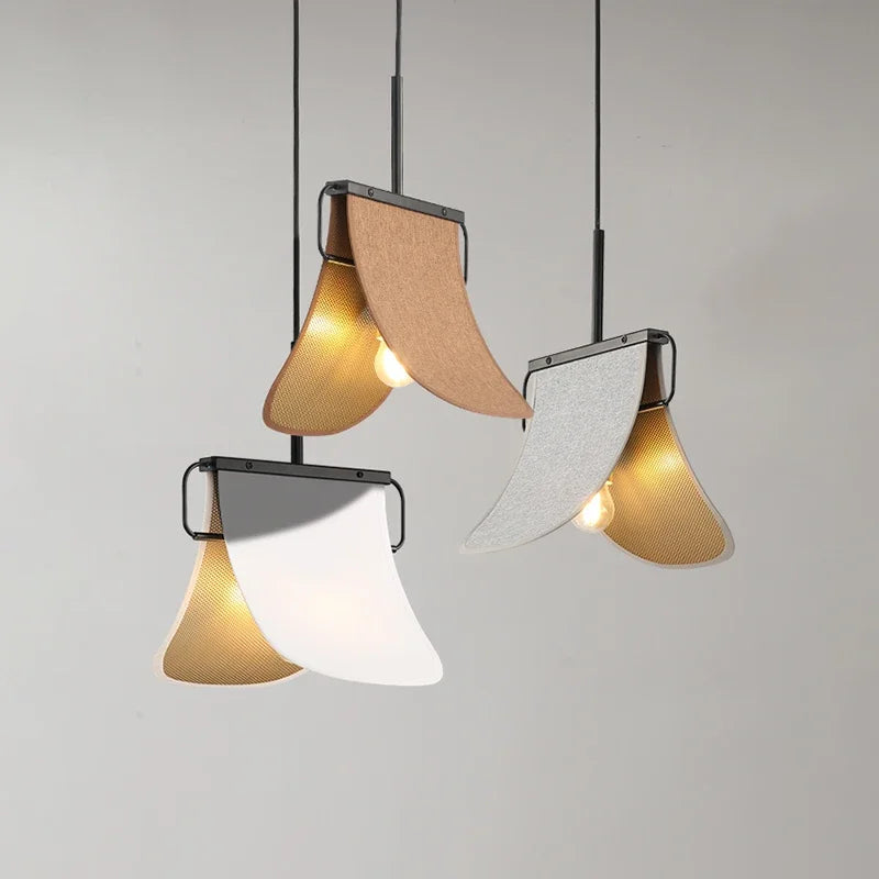 lustre en tissu style chinois pour restaurant et café - vue 3 sur 9