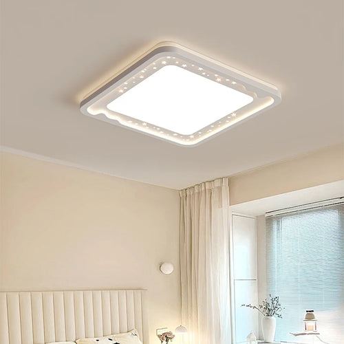 plafonnier moderne éclairage intérieur chaleureux ciel étoilé