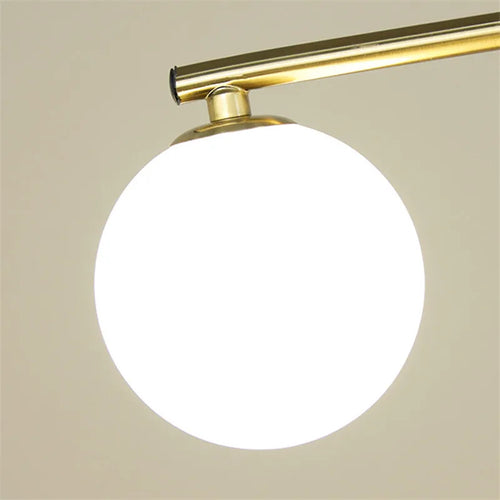 Minimalist glass chandelier in Nordic style for interior decoration - vue 6 sur 14