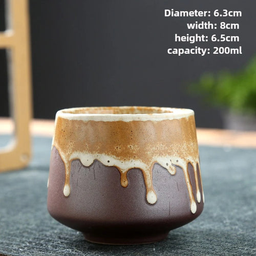 tasse a the japonaise raku artisanale style zen