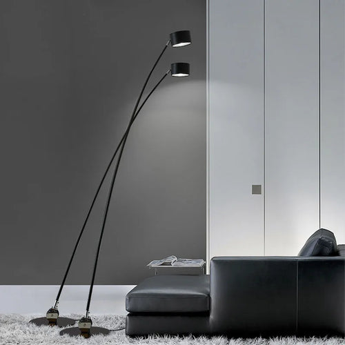 lampadaire led nordique longue conception pour tables basses