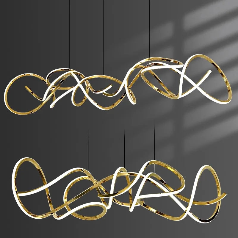 Lustre LED design moderne idéales décoration intérieure - vue 7 sur 11