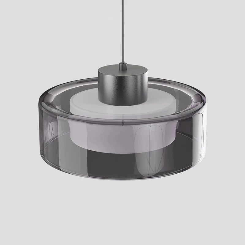 Suspension moderne créatif en verre led pour décoration maison