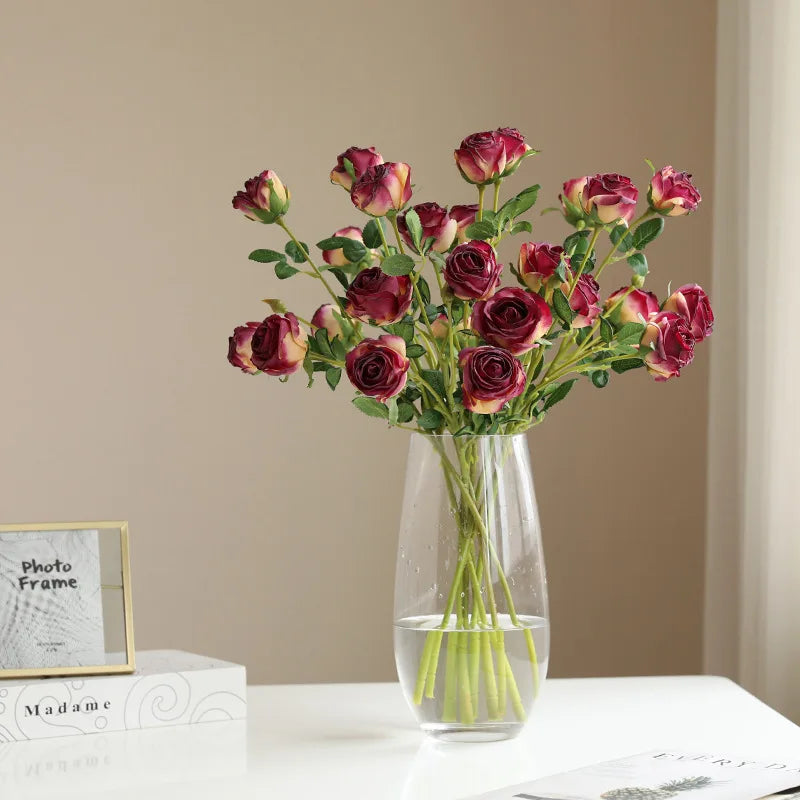 têtes de peinture à lhuile fleur de rose décoration florale mariage - vue 4 sur 11
