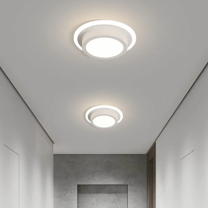 Plafonnier moderne à leds pour intérieur décoration maison - vue 5 sur 12