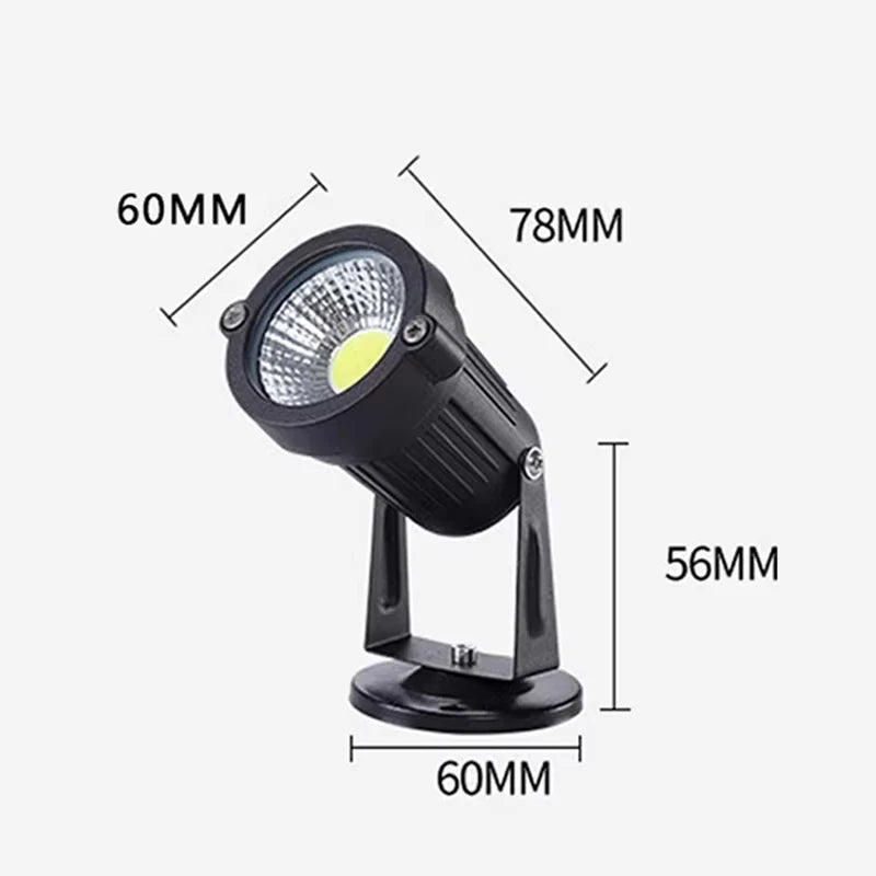 lampe de jardin led étanche pour éclairage extérieur - vue 9 sur 10