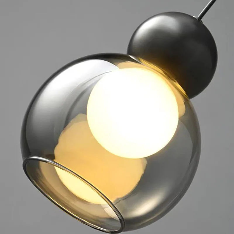 applique murale moderne en verre et cuivre design élégant pour intérieur - vue 7 sur 10