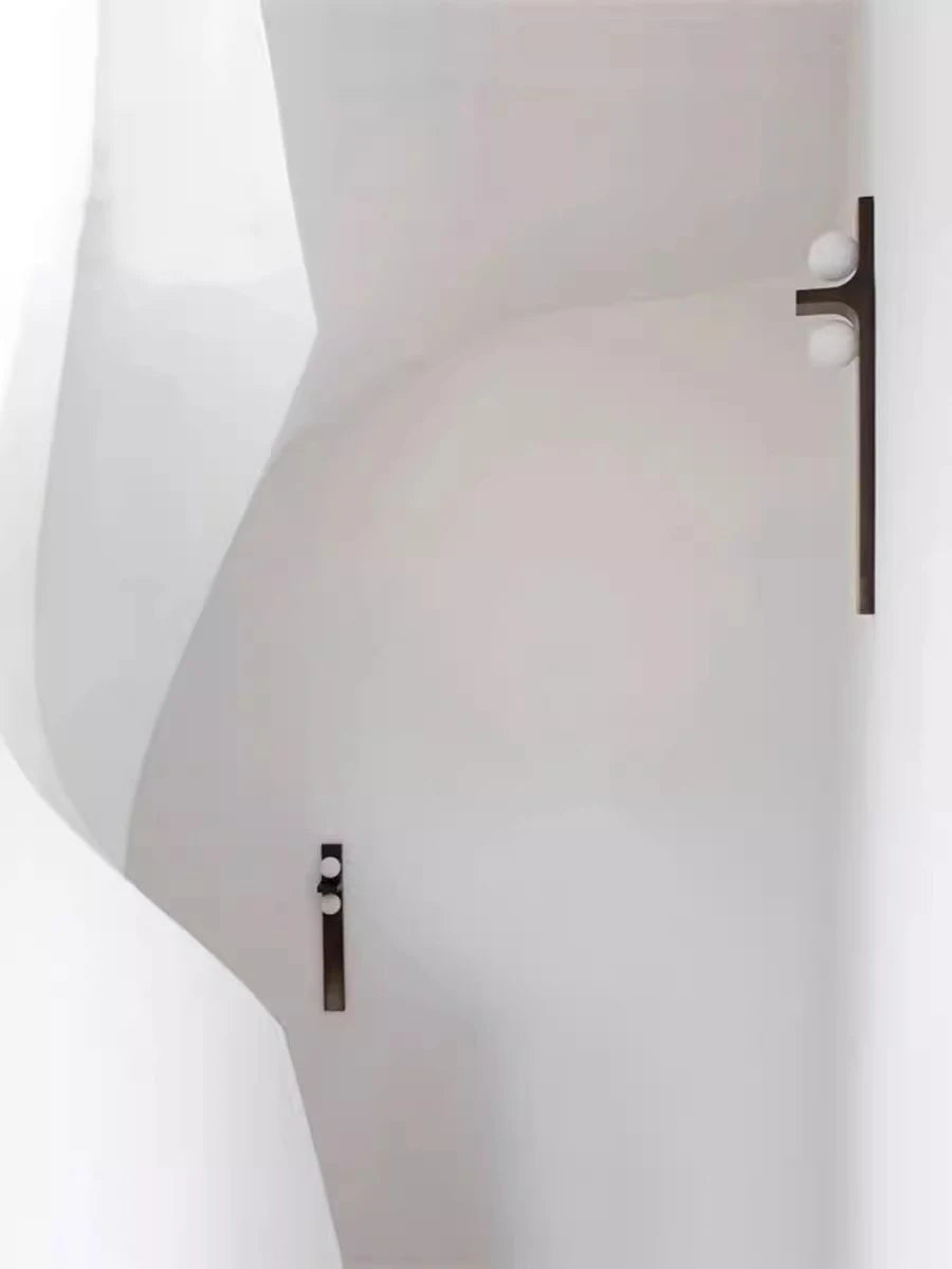 applique murale moderne boule de verre luminaire créatif pour hôtel - vue 7 sur 8