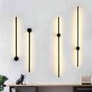 Minimalist long strip LED wall light for indoor decoration