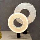 lustre moderne en tissu iris led pour décoration d'hôtel