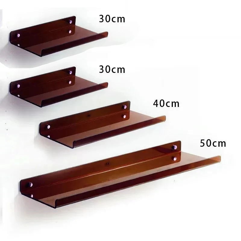 modern decorative wall shelf in colorful acrylic