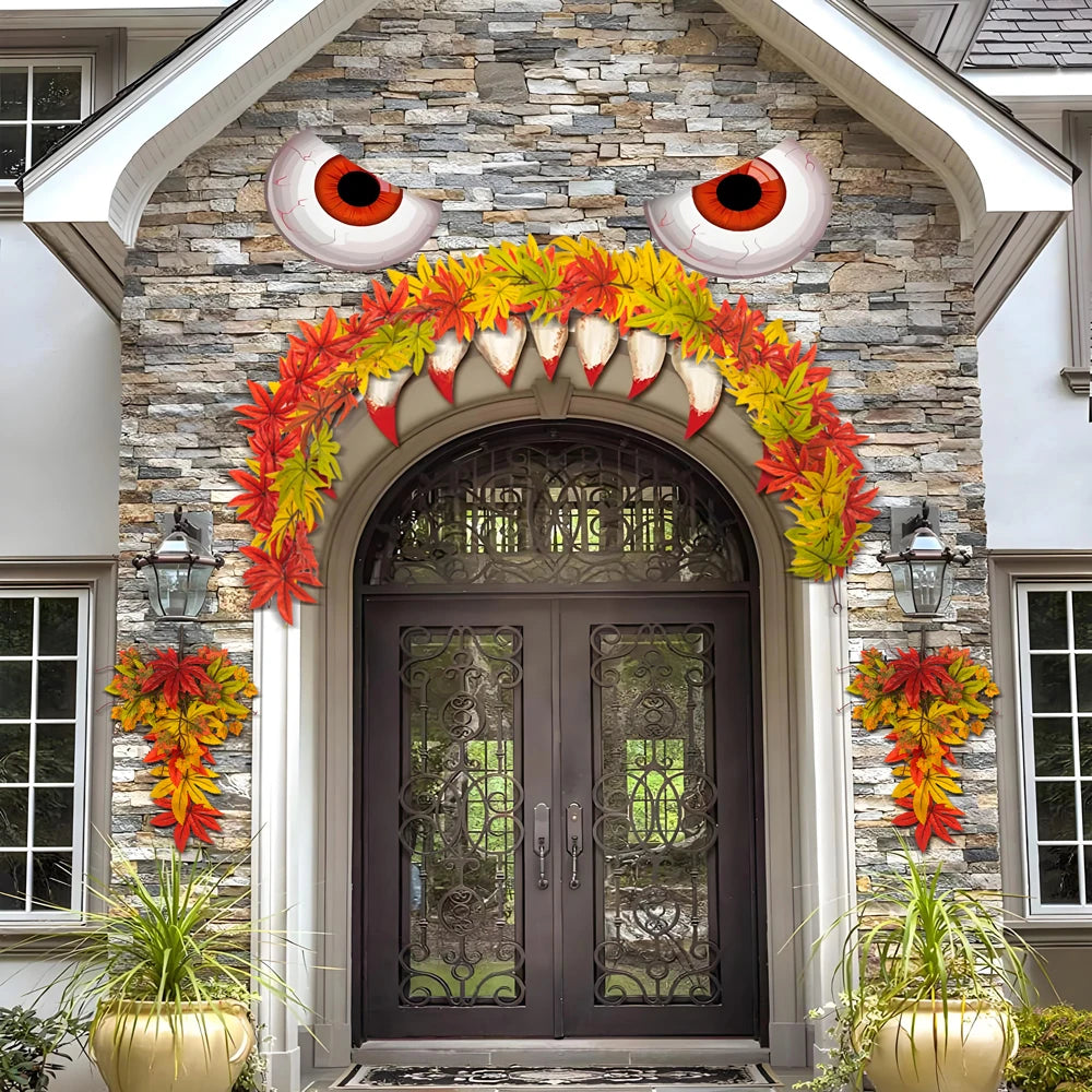 plantes murales artificielles en érable dautomne pour décorations festives - vue 4 sur 15