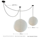 Japanese style rice paper art pendant light, lantern ball bedroom, living room, tea room, Zen lamp decoration pendant light