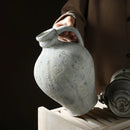 vase en céramique rétro fait à la main pour fleurs séchées décoratif