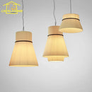 Minimalist Japanese wabi-sabi decorative fabric pendant light