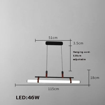 lustre minimaliste à led tendance 2022 éclairage suspendu - vue 11 sur 10