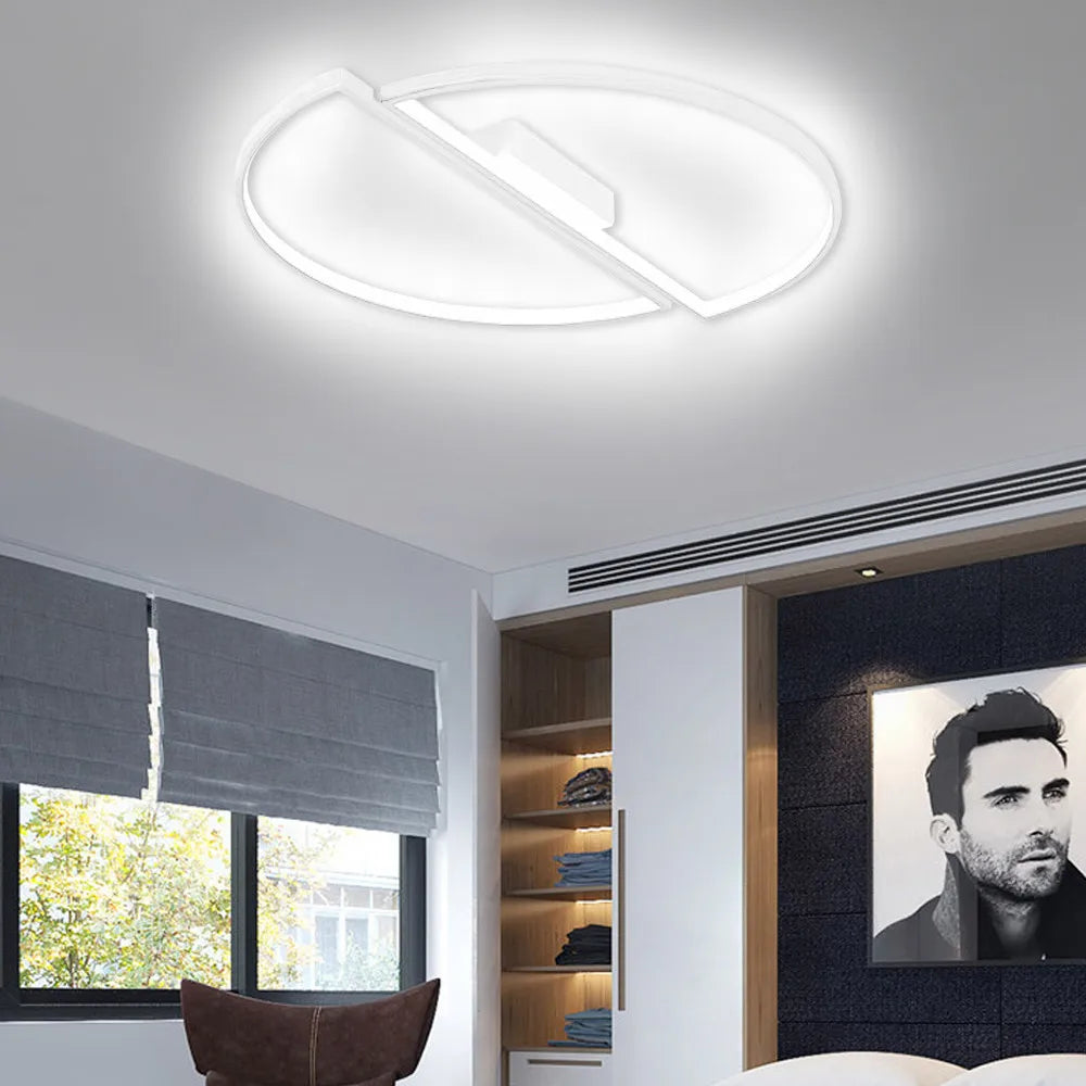 plafonnier moderne à leds pour un éclairage élégant - vue 4 sur 9