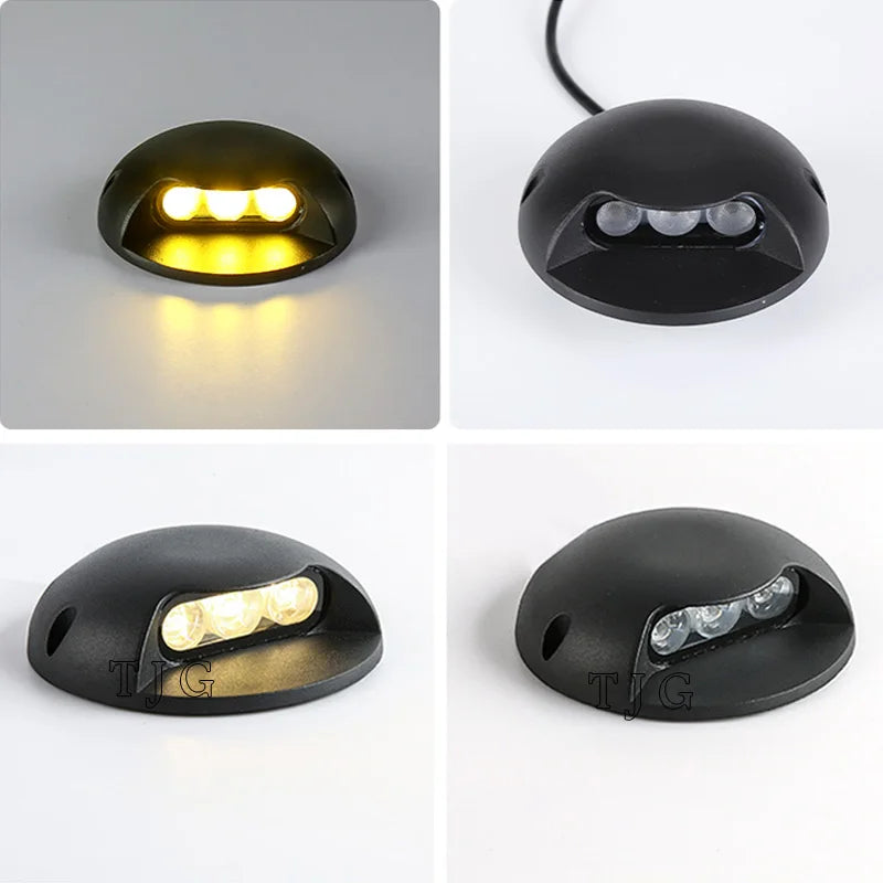 lot de 4 spots led étanches pour éclairage extérieur jardin et allée - vue 7 sur 6