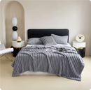 plaid épais doux en polaire corail pour lit