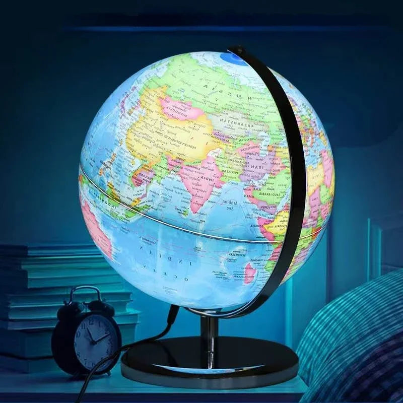 globe terrestre lumineux éducatif pour apprendre aux enfants - vue 4 sur 7