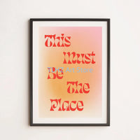 Colourful funny floral canvas posters and prints for wall decoration