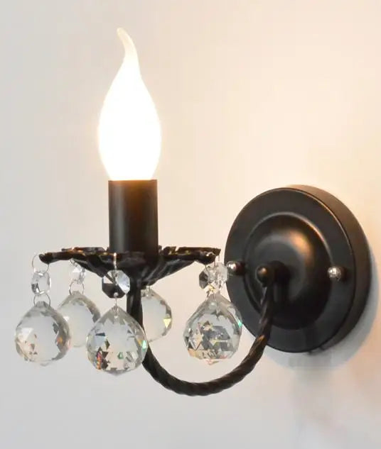 applique murale en cristal style coréen pour éclairage décoratif - vue 7 sur 16