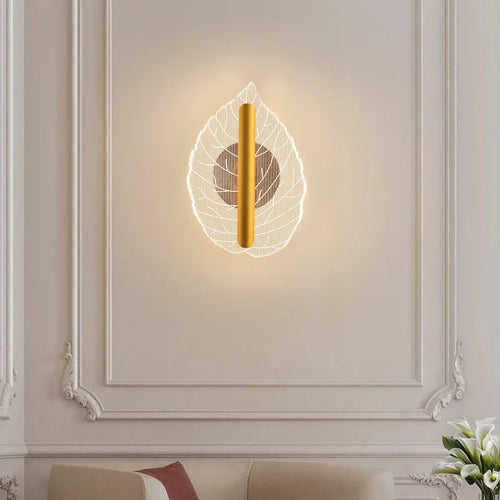 applique murale led en forme de feuille pour éclairage créatif - vue 4 sur 8