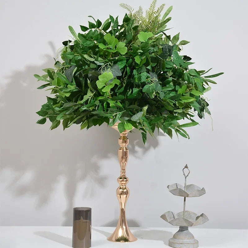 boule de plantes artificielles pour décoration de mariage et d'extérieur - vue 4 sur 8