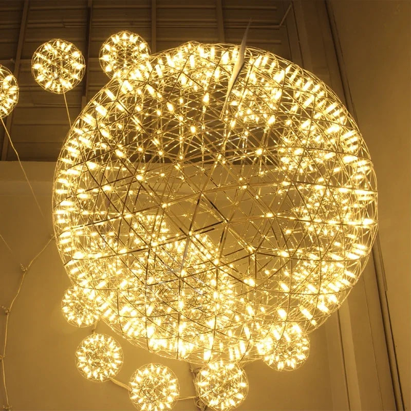 boule d'étincelle led pour décoration de fête restaurant - vue 5 sur 6