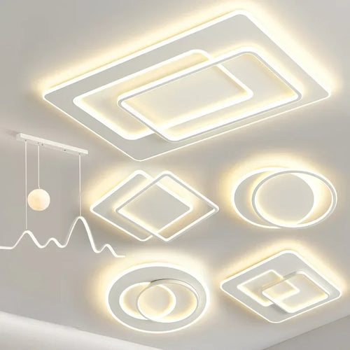 plafonnier led moderne pour décoration intérieure élégante et lumineuse - vue 5 sur 11