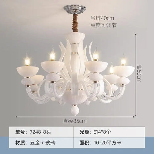 lustre nordique design chic pour éclairage moderne et élégant - vue 9 sur 8