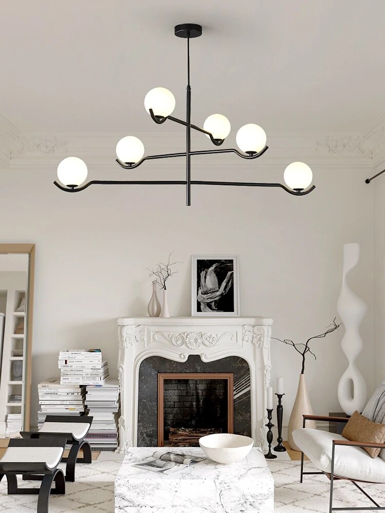 Lustre minimaliste pour salle à manger - vue 5 sur 8